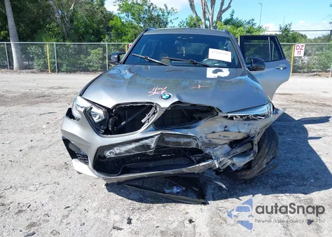 2020 BMW X3 M Competition z USA, uszkodzony, nr VIN 5YMTS0C05L9B83764